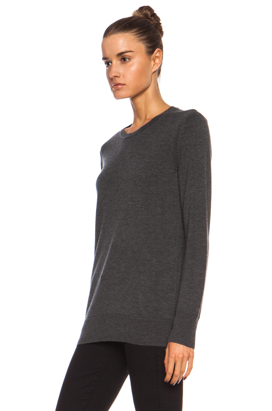 Rag & Bone Natalie Wool Sweater in Charcoal | FWRD