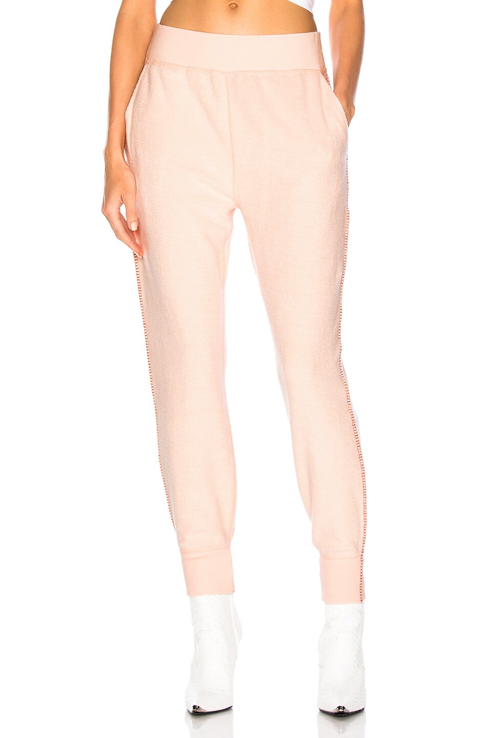 Image 1 of Rag & Bone Brushed Inside Out Terry Sweatpant in Dusky Pink