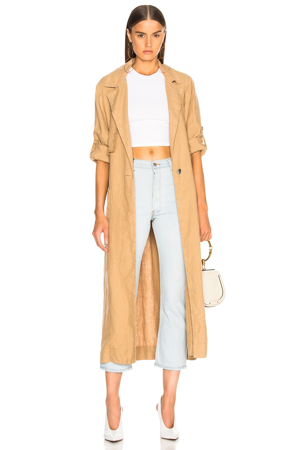 Image 1 of Raquel Allegra Trench in Camel