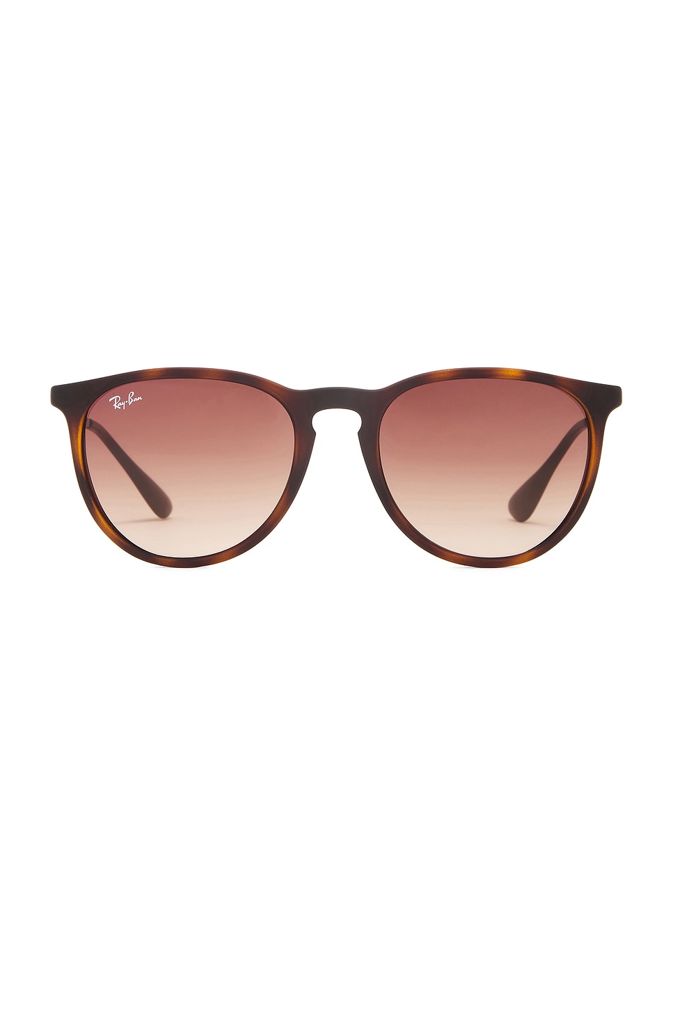 Shop Ray Ban Erika Classic Oval Sunglasses In Rubber Havana