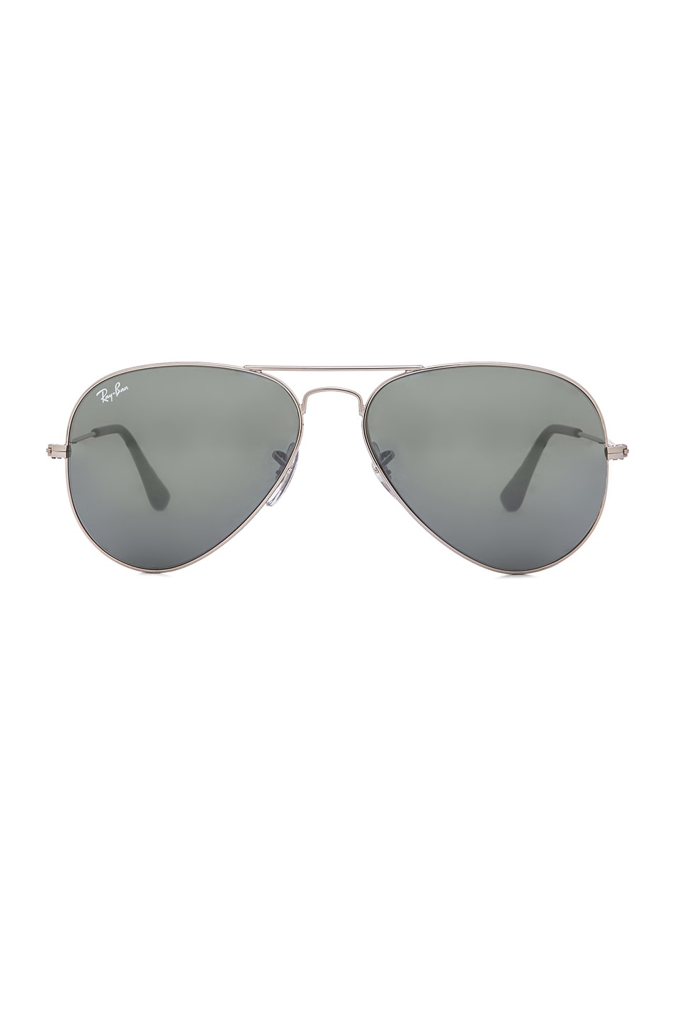 Image 1 of Ray-Ban Aviator Sunglasses in Silver Mirror