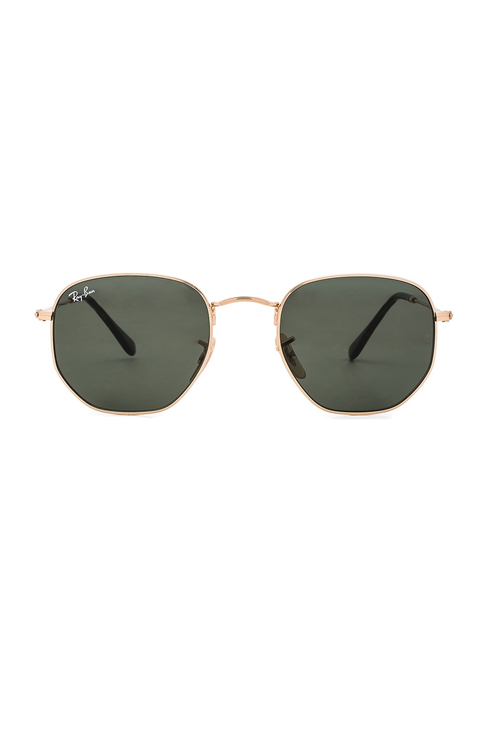 Image 1 of Ray-Ban Hexagon Sunglasses in Gold