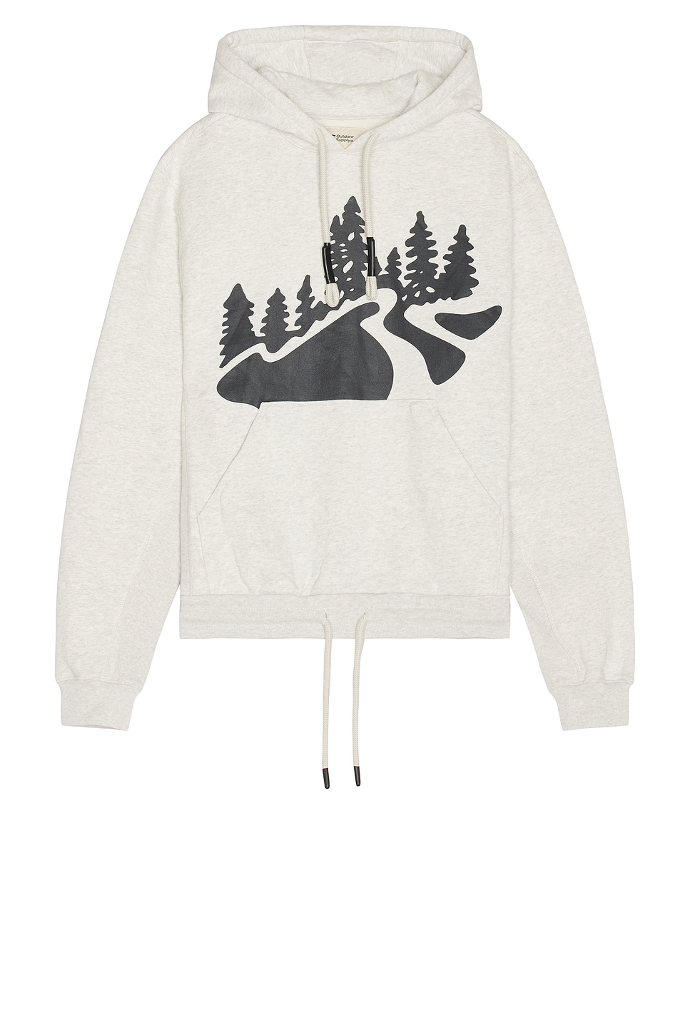 Outdoor Supply Hoodie in Light Grey