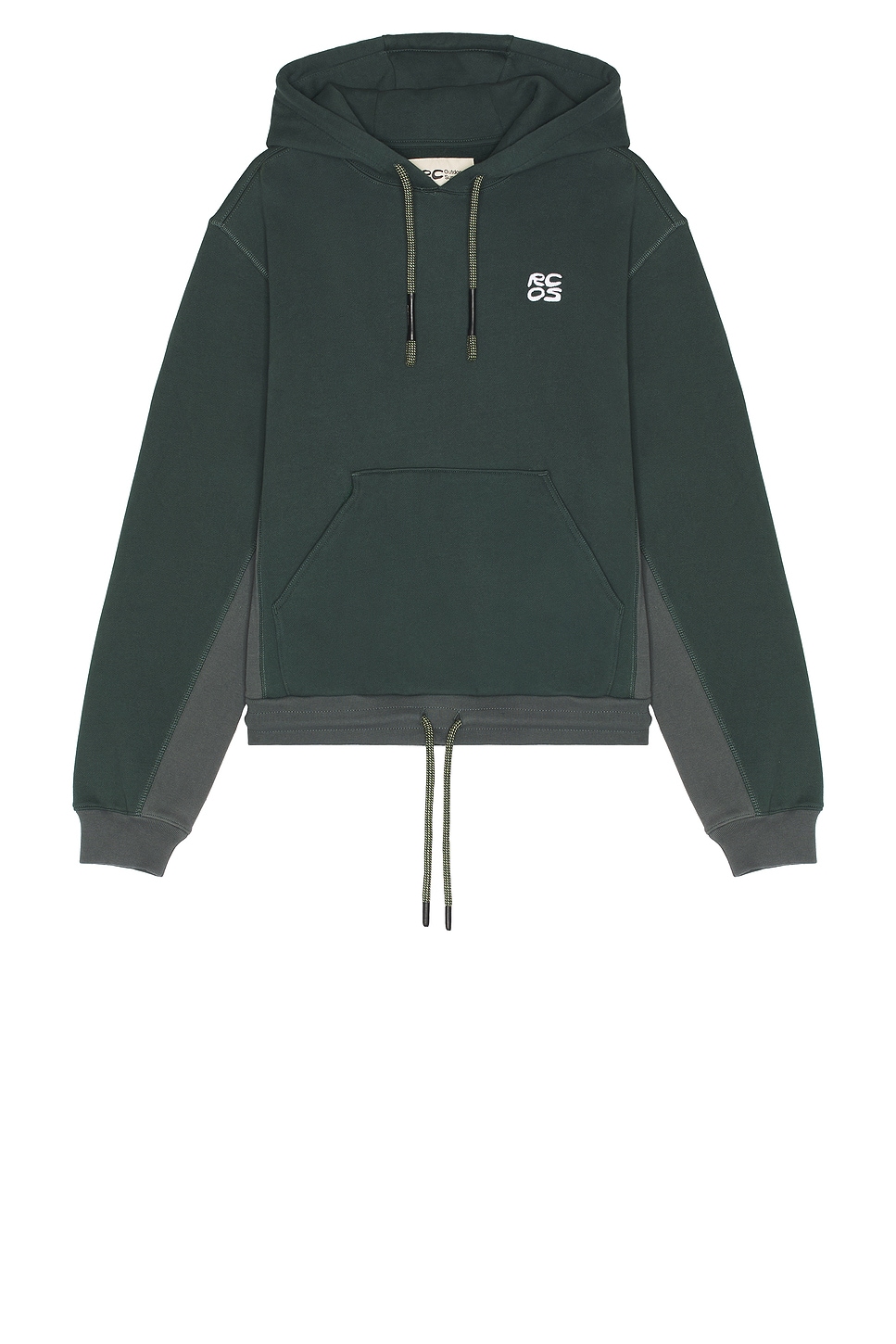 Image 1 of RC Outdoor Supply Stack Logo Embroidered Hoodie in Forest Green