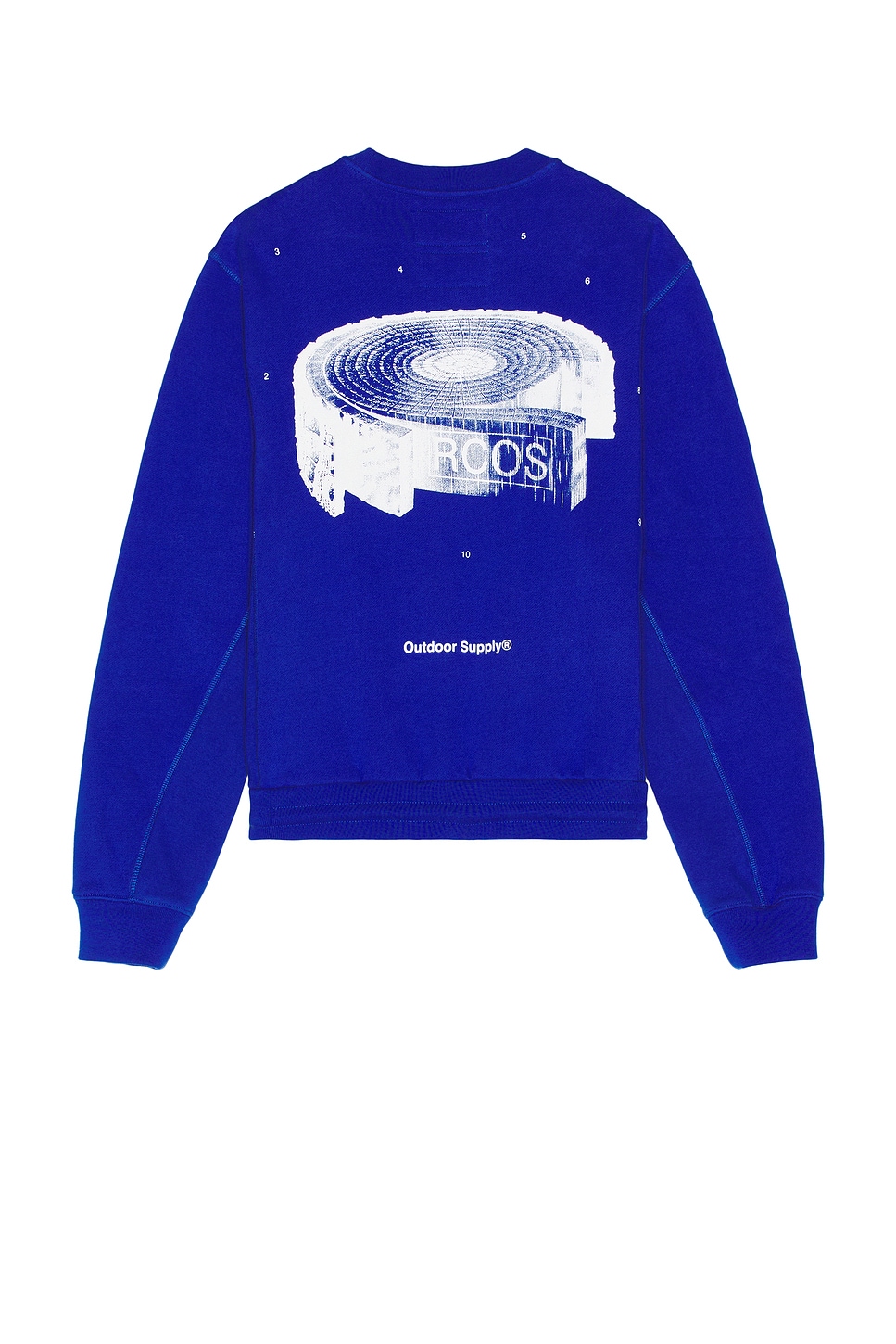 Rc Outdoor Supply Anatomy Of A Tree Crew Neck Sweatshirt In Blue