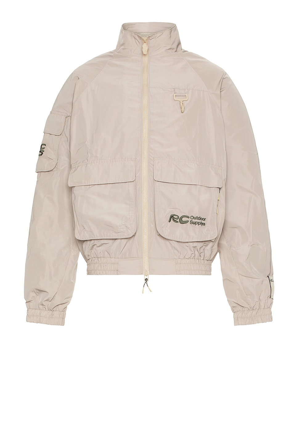 Cargo Track Jacket in Beige