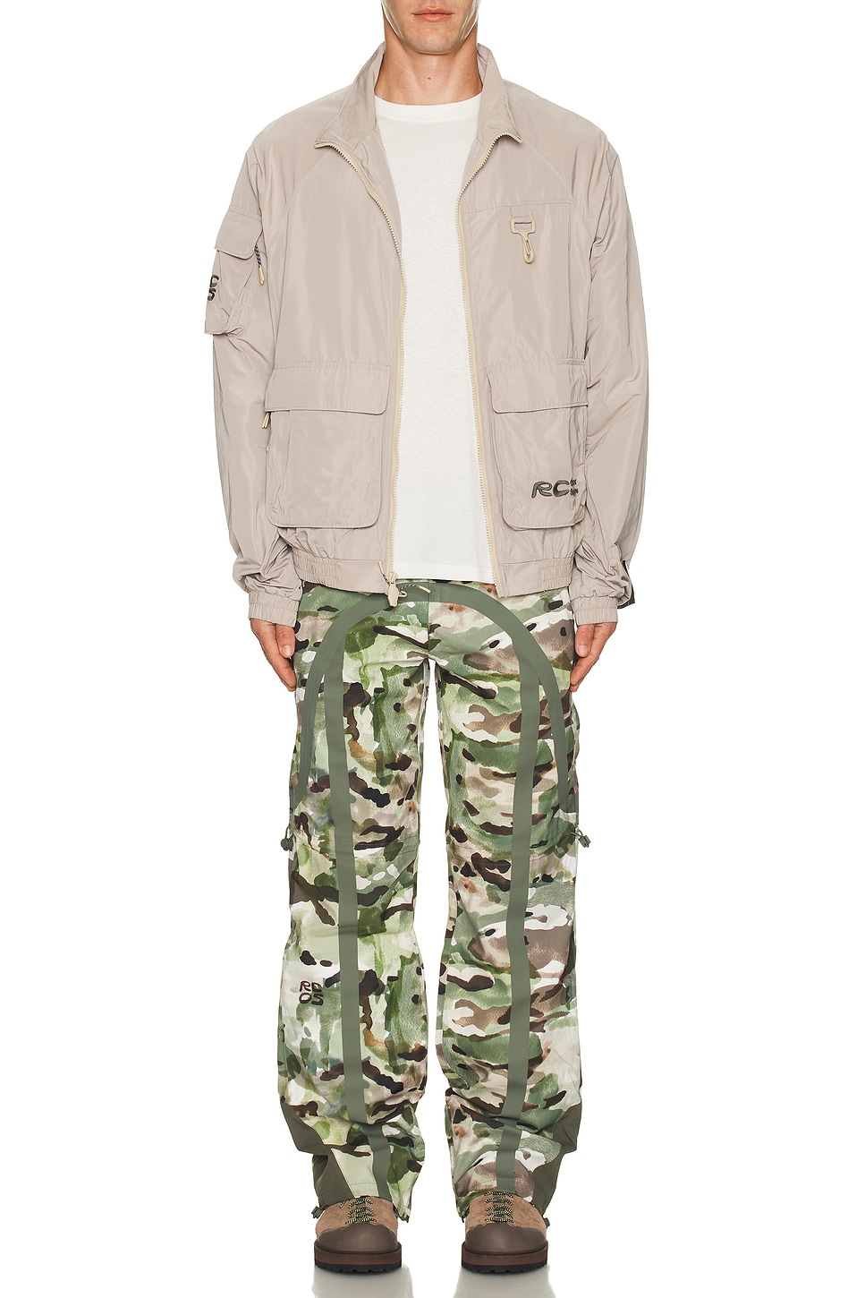 Image 1 of RC Outdoor Supply Taped Seam Nylon Shell Pant in Watercolour Camo