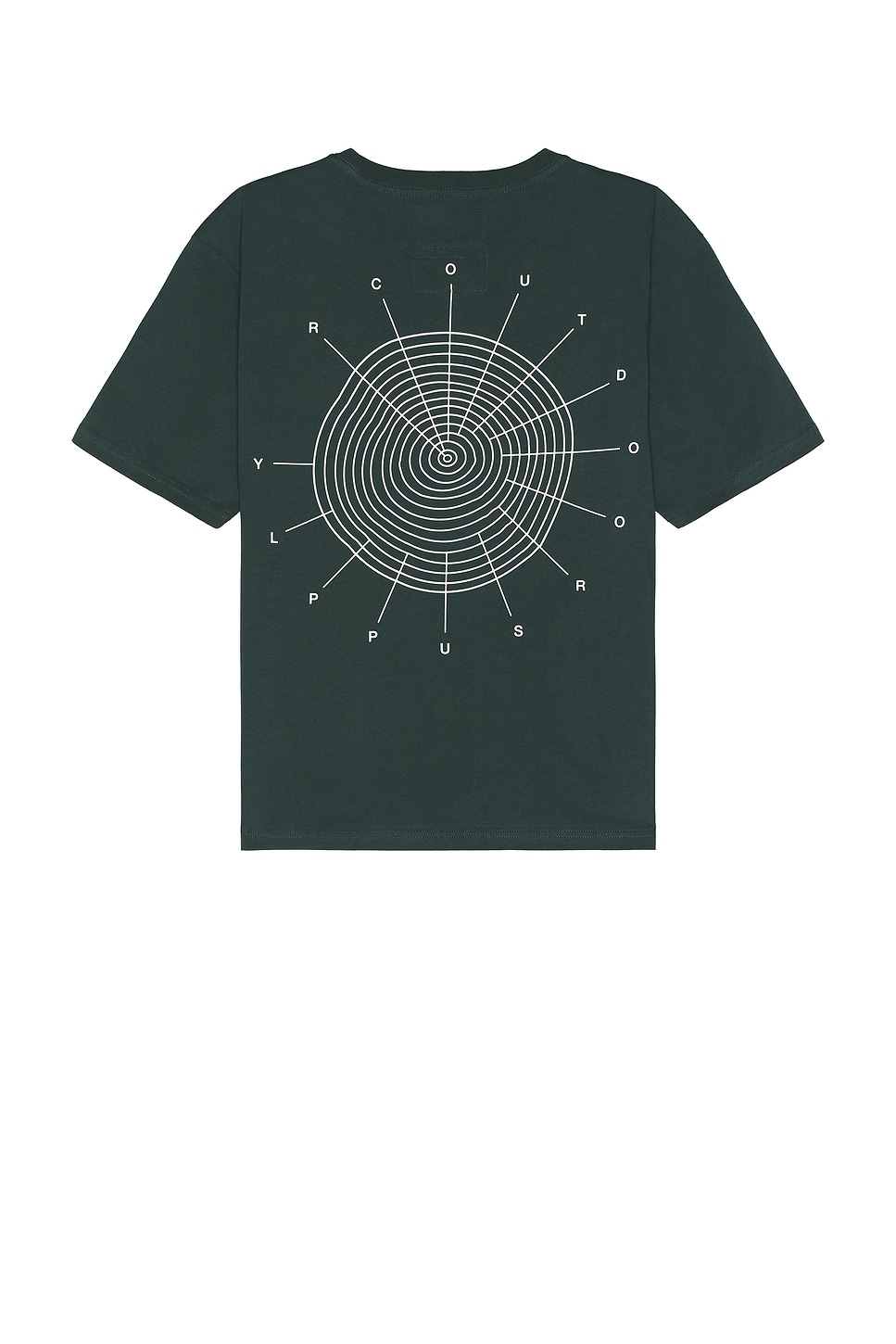 Rc Outdoor Supply Tree Rings Short Sleeve T-shirt In Forest Green