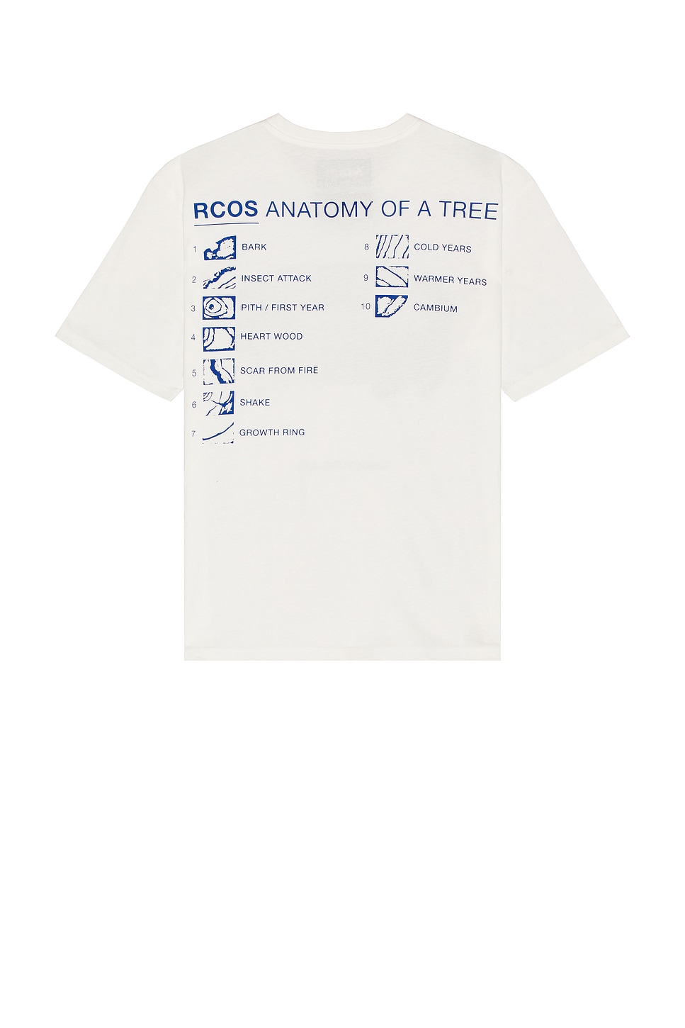 Shop Rc Outdoor Supply Anatomy Of A Tree T-shirt In White