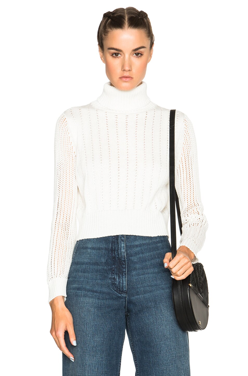 Image 1 of Rachel Comey Turtleneck Sweater in White