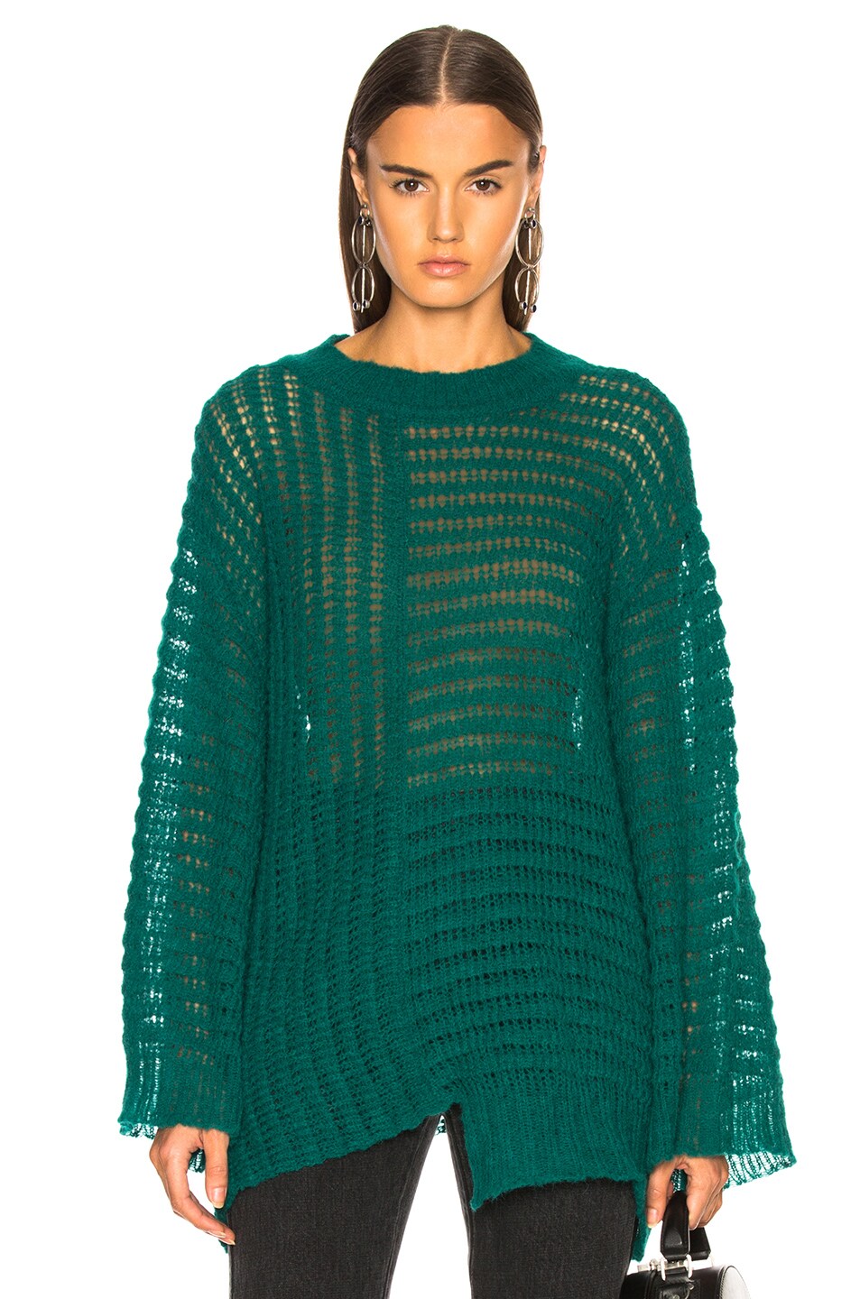 Image 1 of Rachel Comey Doubles Sweater in Emerald