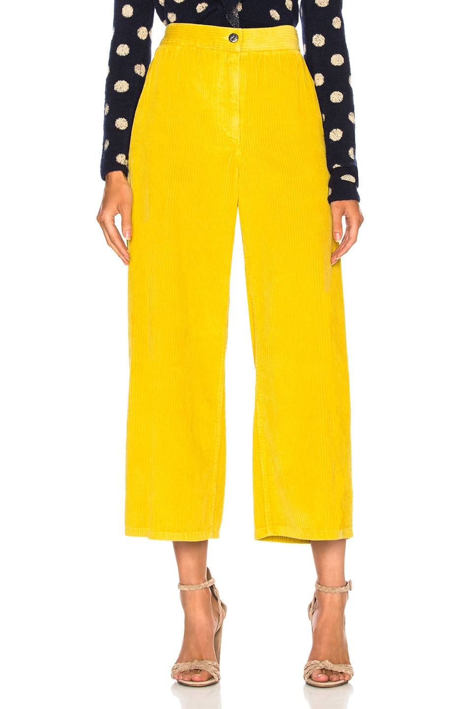 Image 1 of Rachel Comey Clean Bishop Pant in Chartreuse