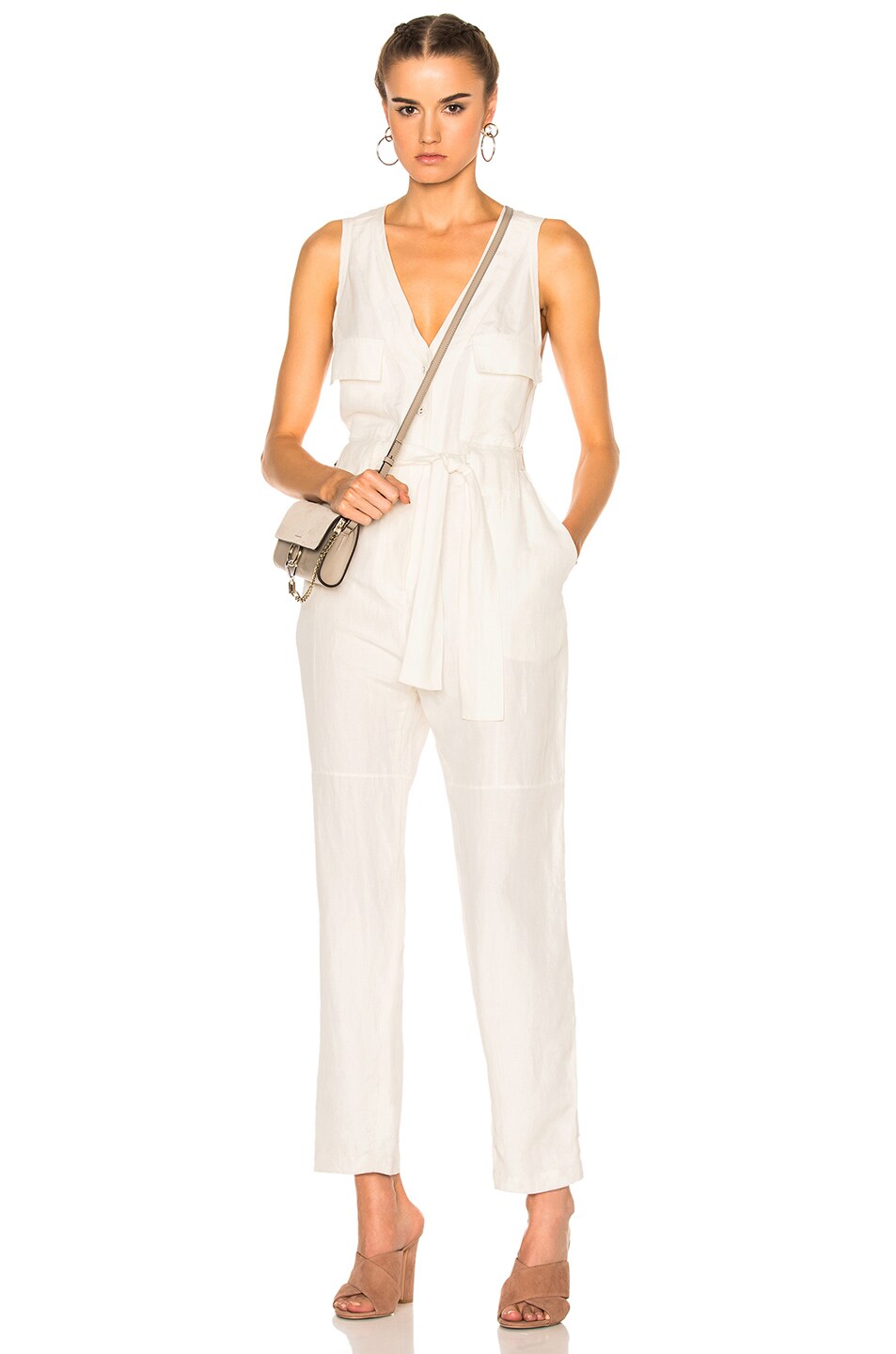 Image 1 of Rachel Comey First Mate Jumpsuit in Ivory