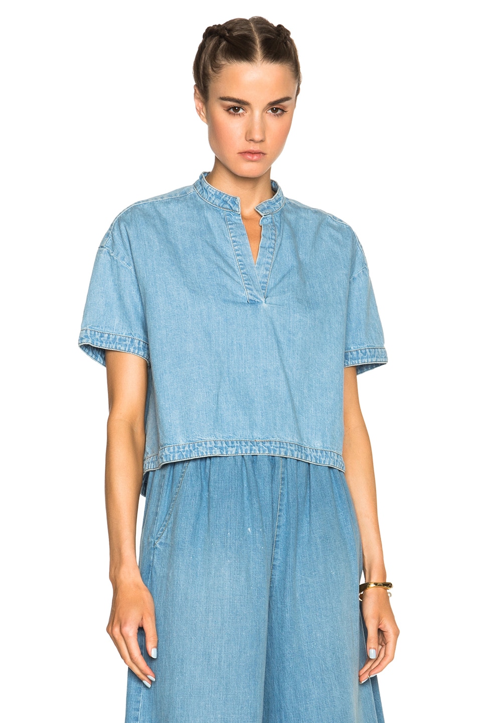 Image 1 of Rachel Comey Gabe Top in Bleached