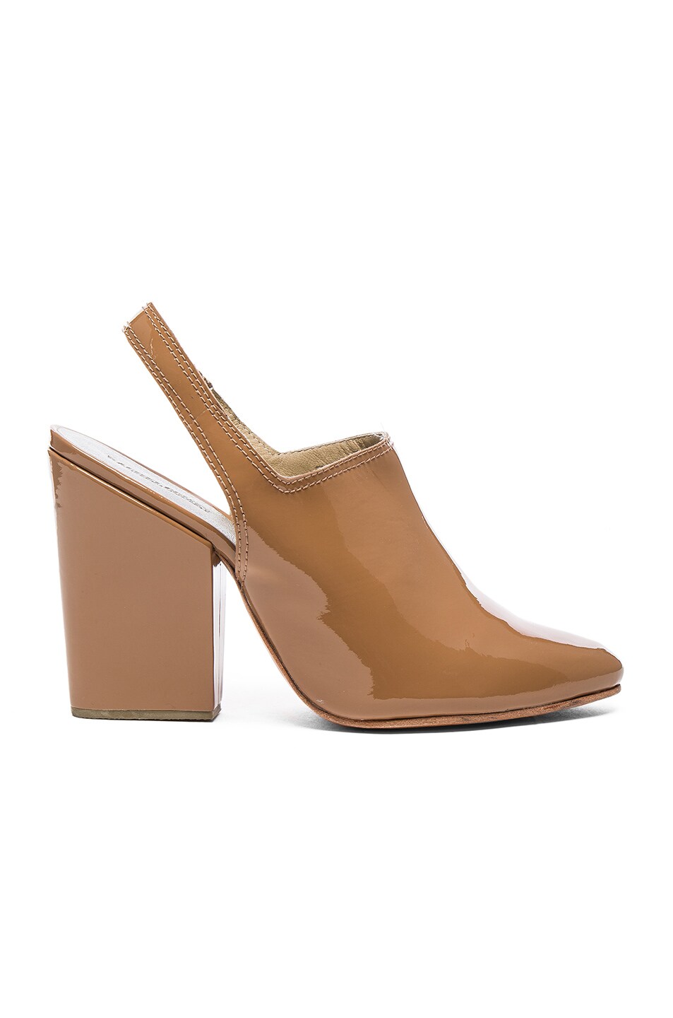 Image 1 of Rachel Comey Patent Leather Kai Heels in Toffee Patent