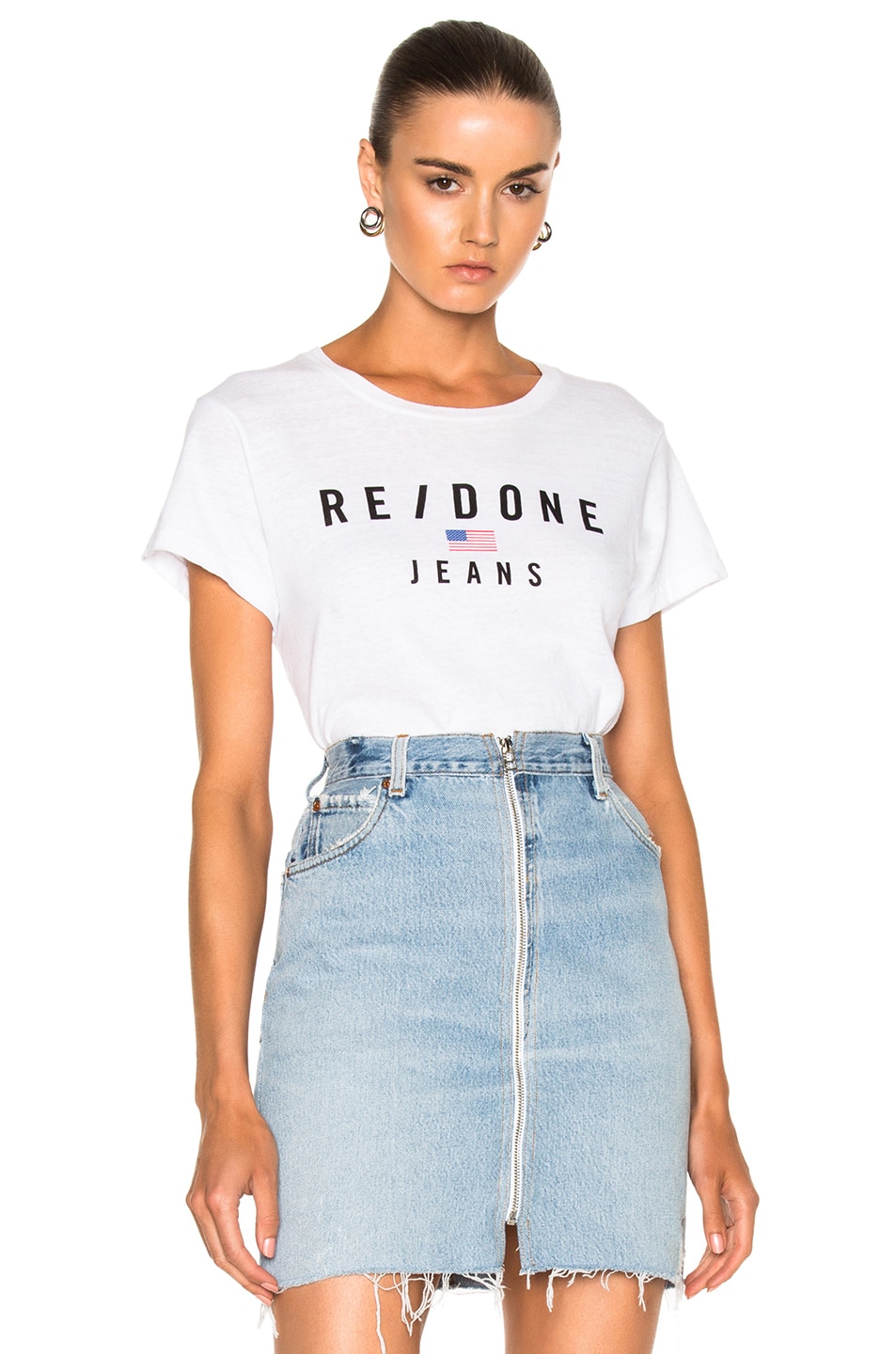 Image 1 of RE/DONE ORIGINALS Graphic Tee in White