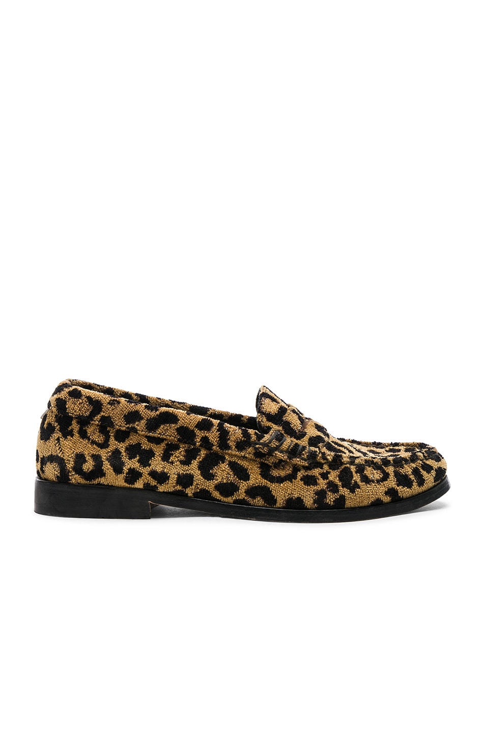 Image 1 of RE/DONE x G.H. Bass & Co. Whitney Loafer in Leopard Textile