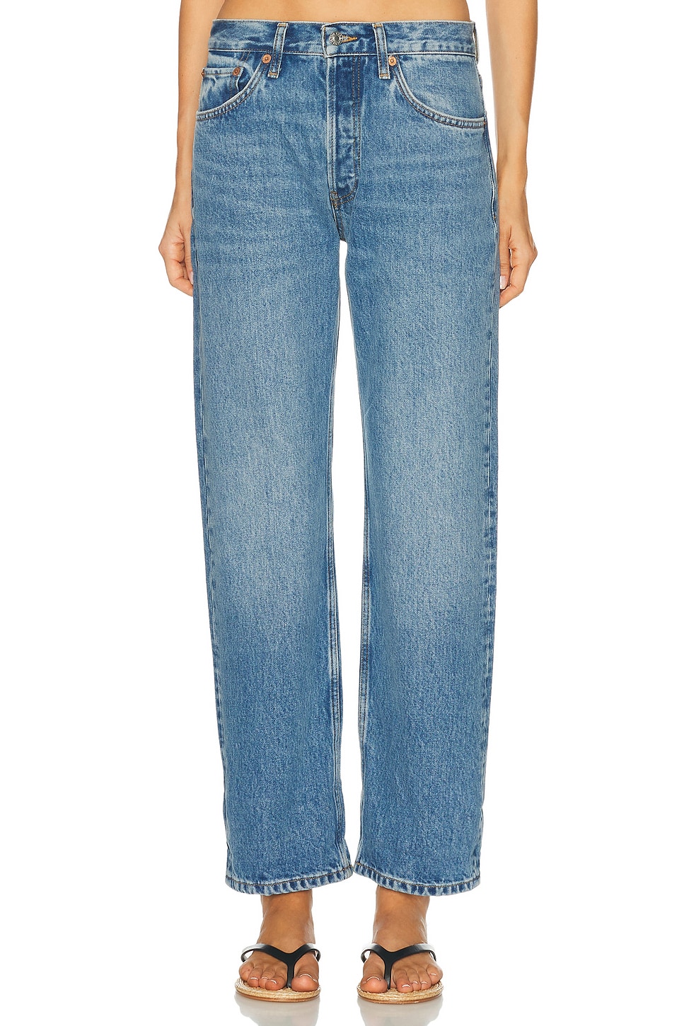 RE/DONE Beau Jean Cuffed Boyfriend Jeans | Thumbnail 3