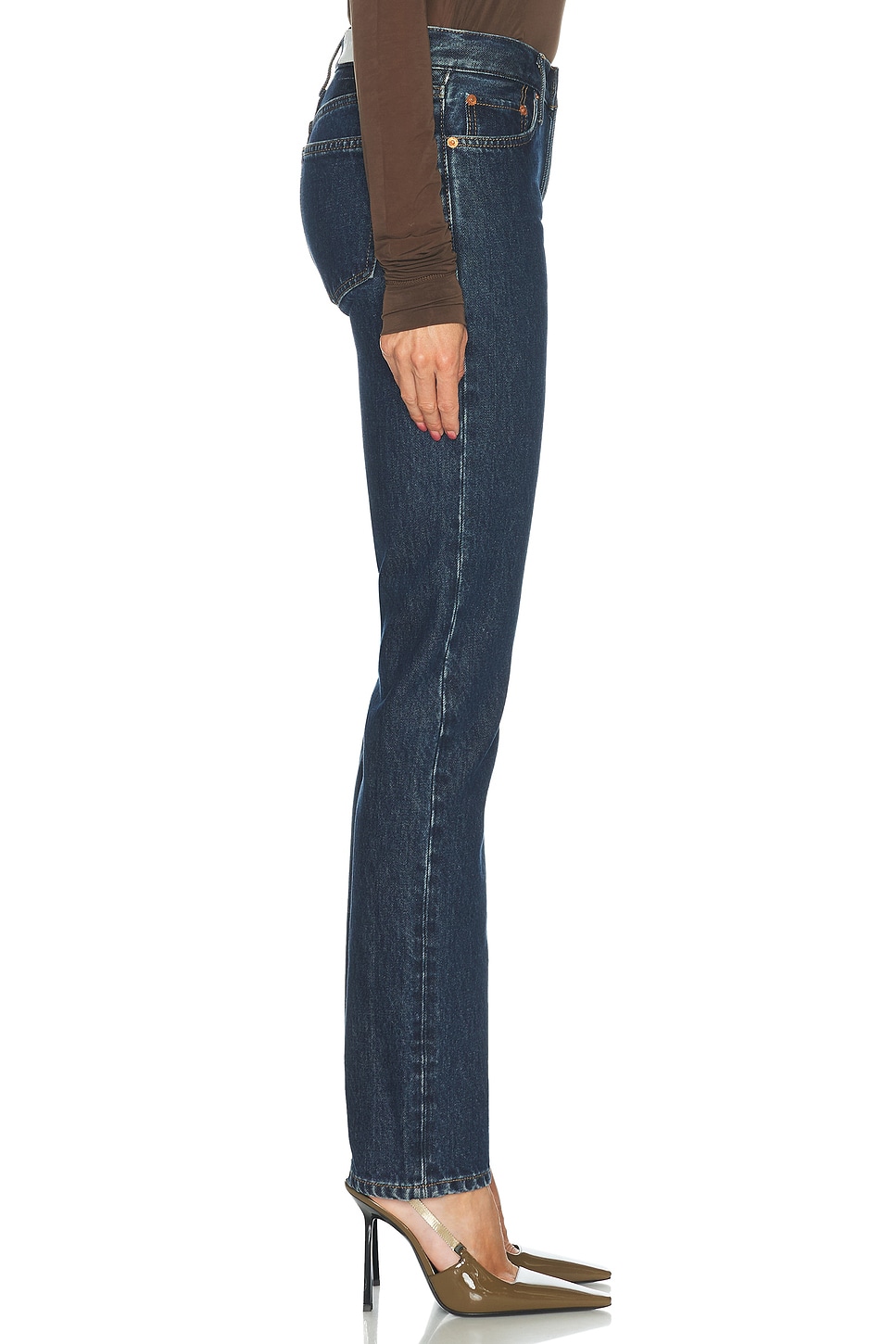 RE/DONE Slim Cig Straight Leg Jeans