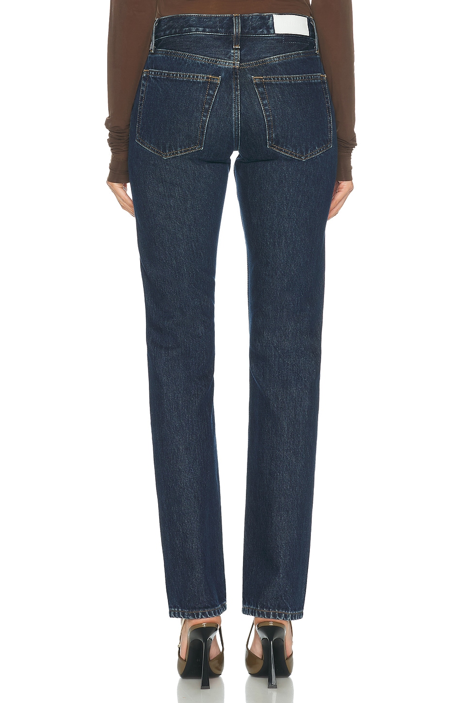 RE/DONE Slim Cig Straight Leg Jeans