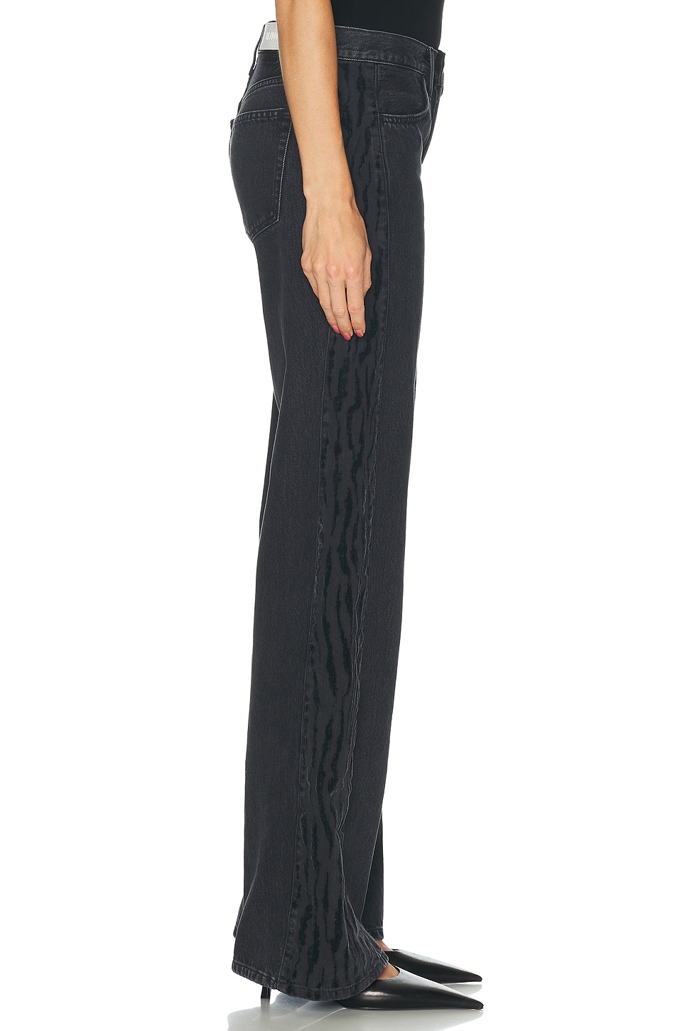RE/DONE Laurel Zebra Barrel Jeans