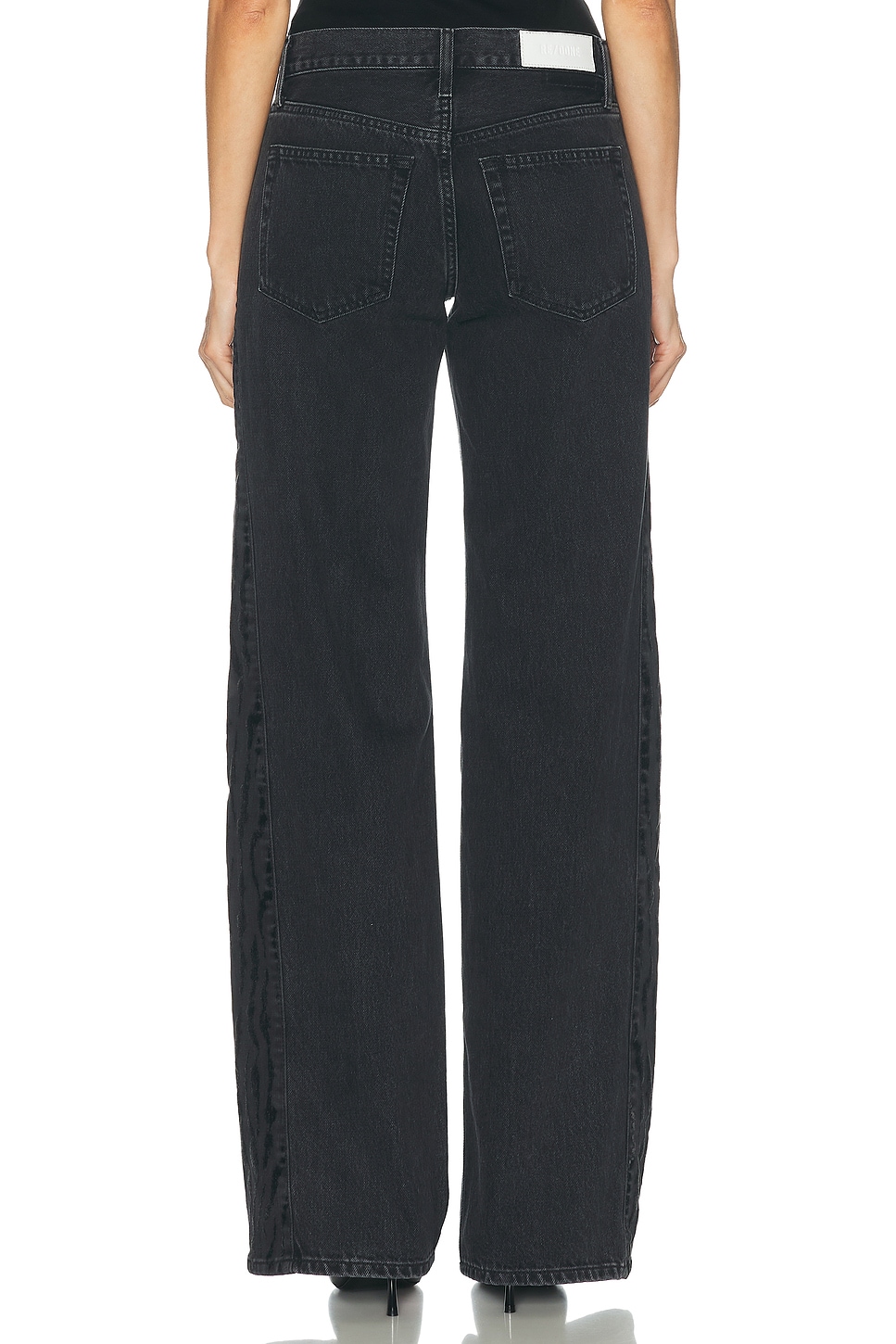 RE/DONE Laurel Zebra Barrel Jeans