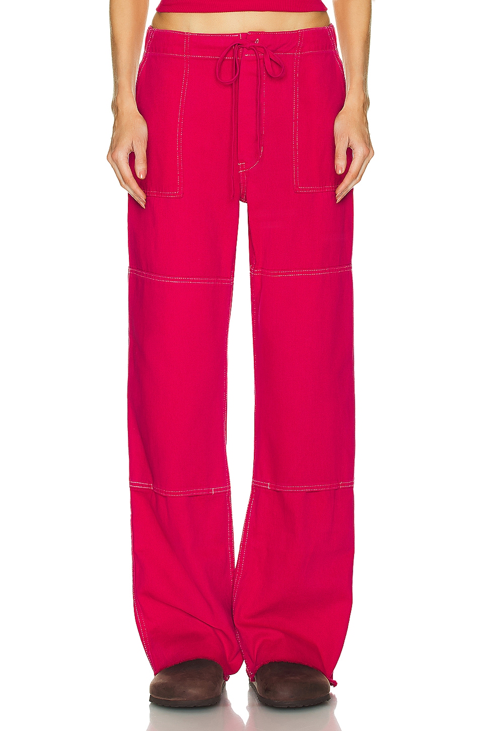 Image 1 of RE/DONE Beach Pant in Dragon Fruit