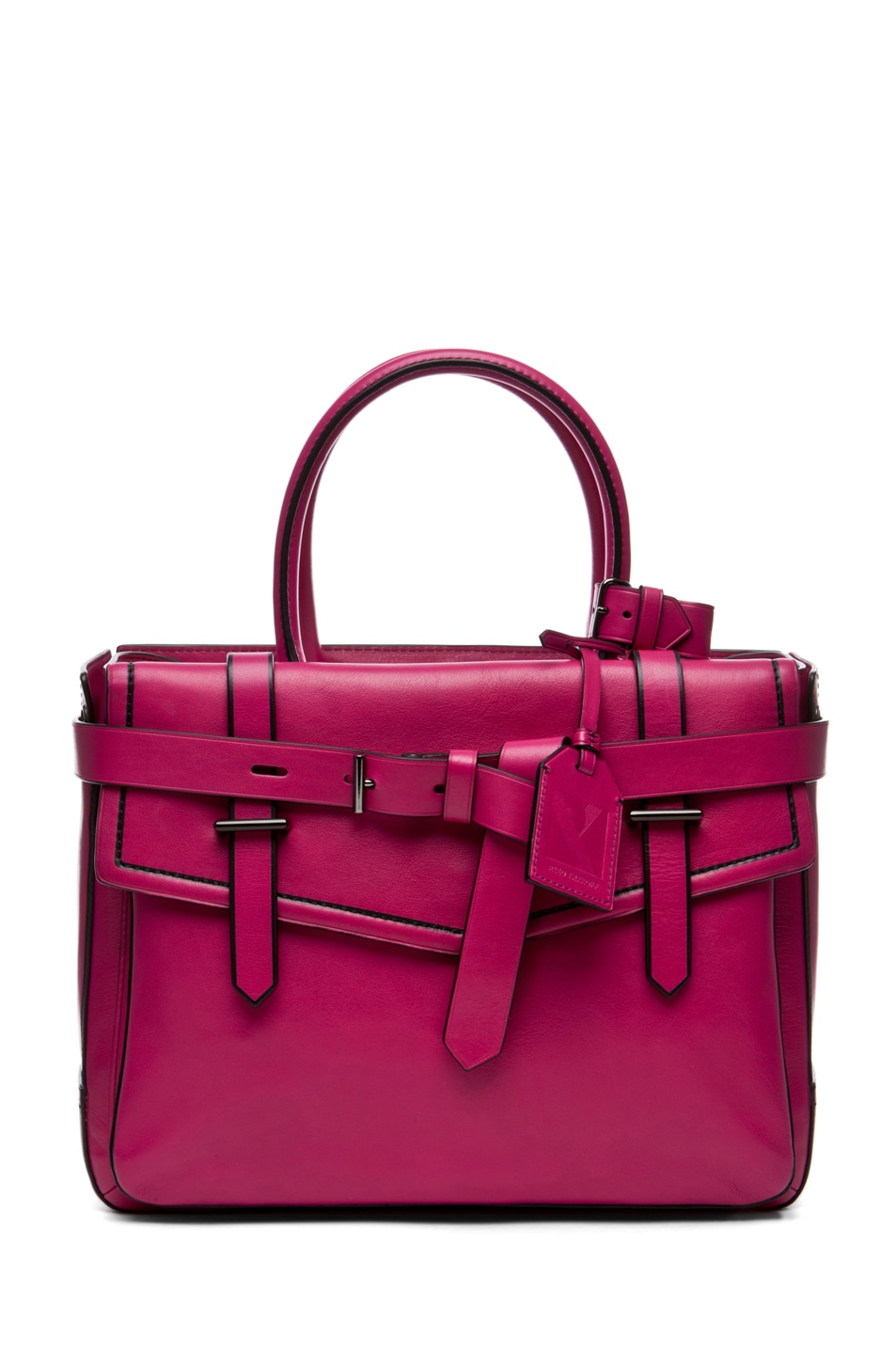 Image 1 of Reed Krakoff Outline Boxer in Fuchsia