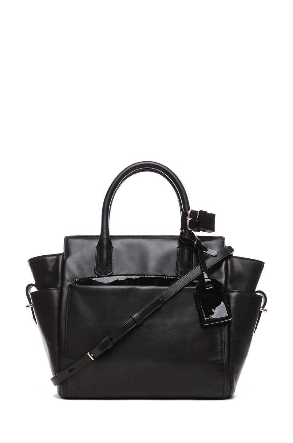 Image 1 of Reed Krakoff Mini Atlantique Leather Bag in Black