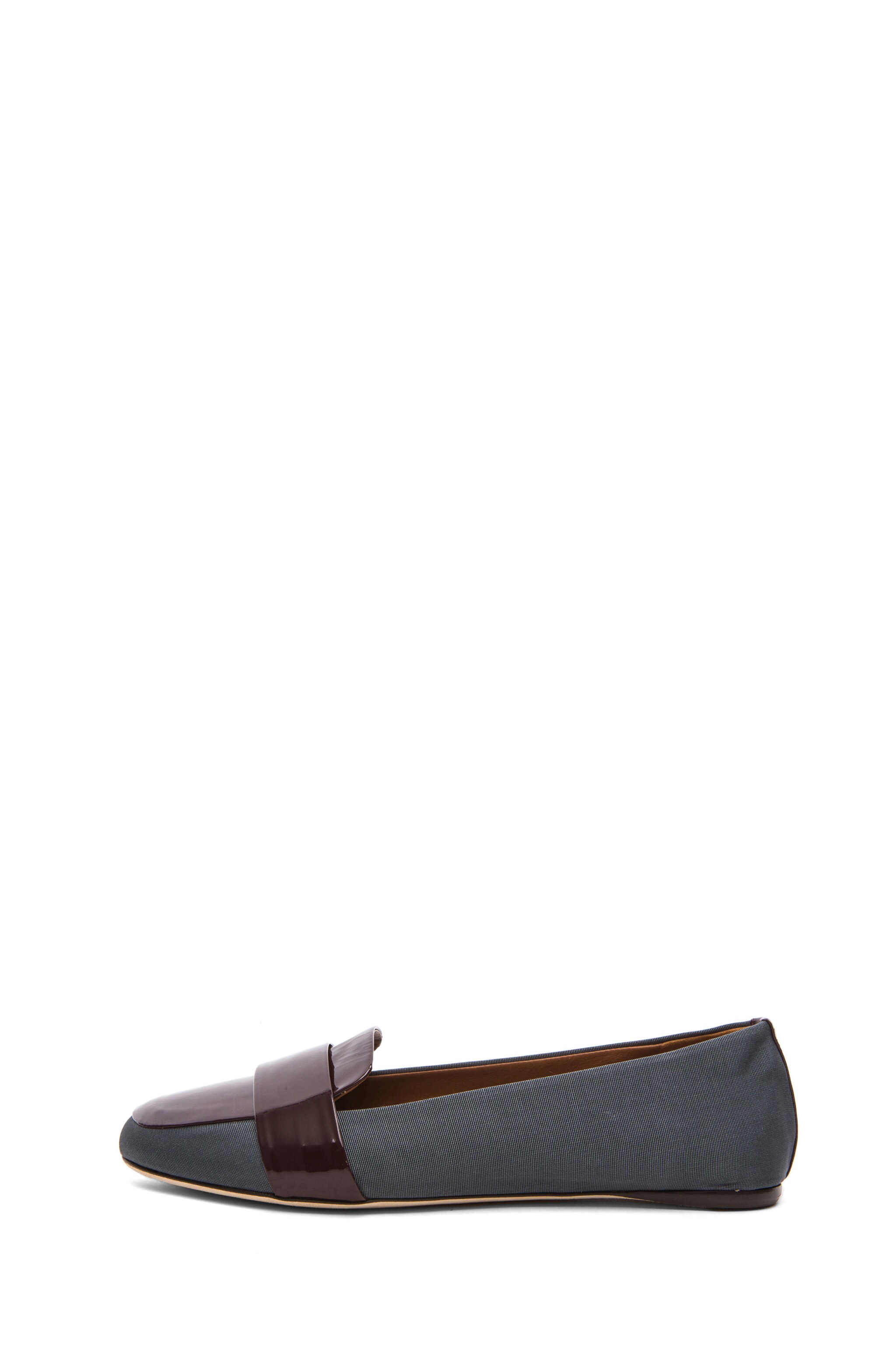 Image 1 of Reed Krakoff Patent Loafers in Grey & Cordovan