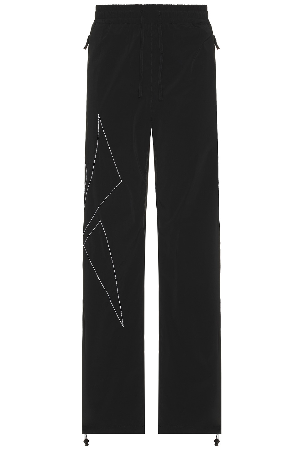 X Kanghyuk Stitched Logo Track Pants in Black