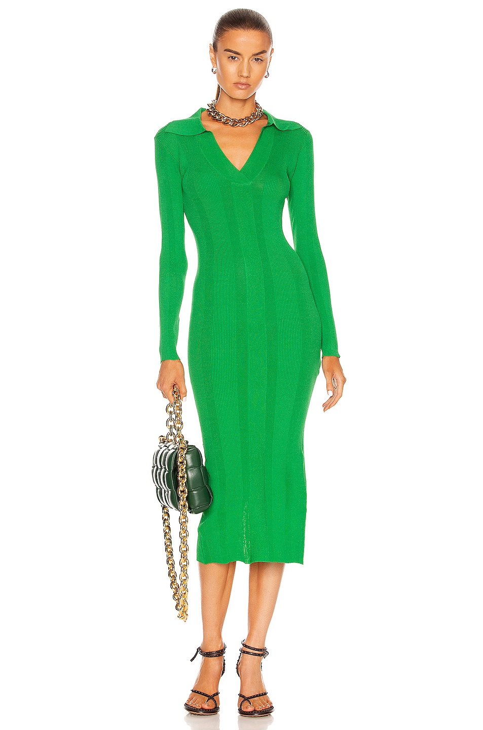 Image 1 of REMAIN for FWRD Joy Dress in Fern Green