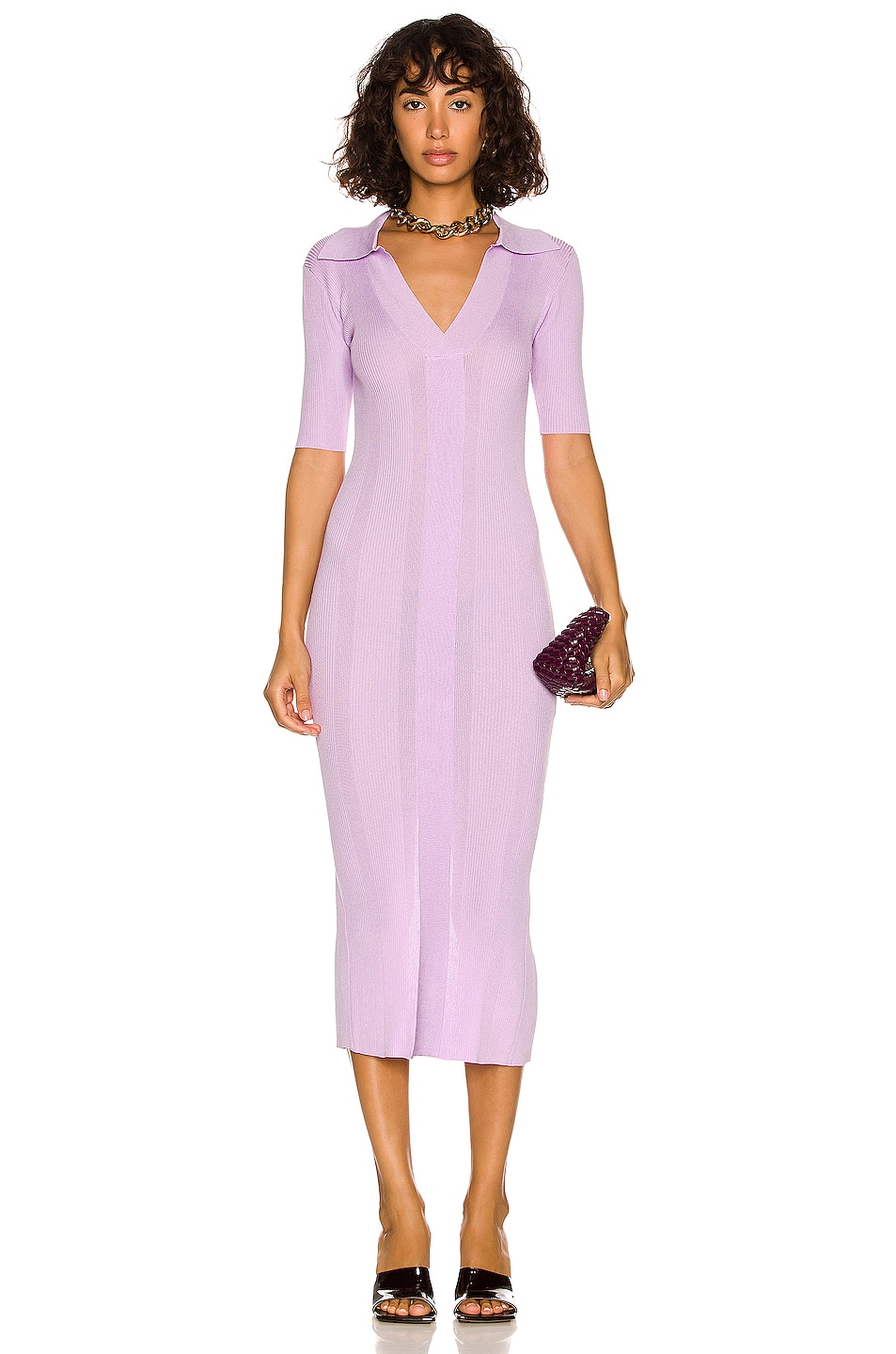 Image 1 of REMAIN Joy Knit Dress in Pastel Lilac