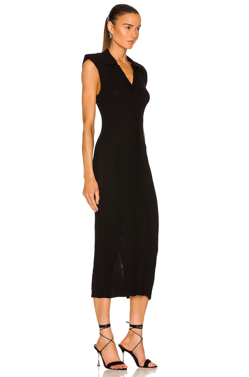 REMAIN Joy Sleeveless Knit Dress in Black FWRD