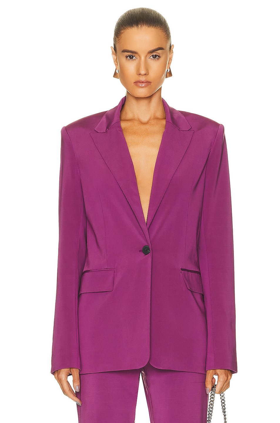 Image 1 of REMAIN Balgin Blazer in Grape Kiss