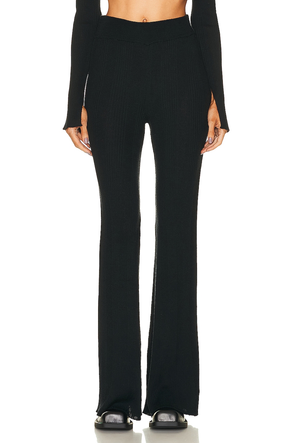 Image 1 of REMAIN Soleima Knit Pant in Navy Blue