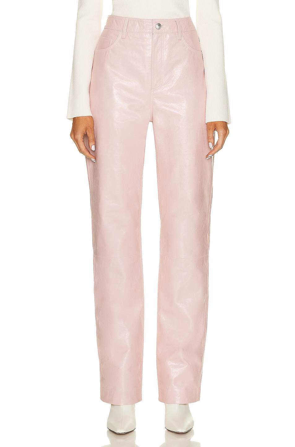 Image 1 of REMAIN Lyma Leather Pant in Potpourri