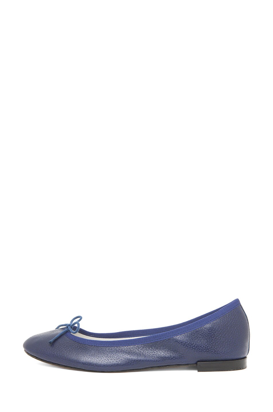 Image 1 of Repetto Distressed Goatskin Flat in Marine Blue