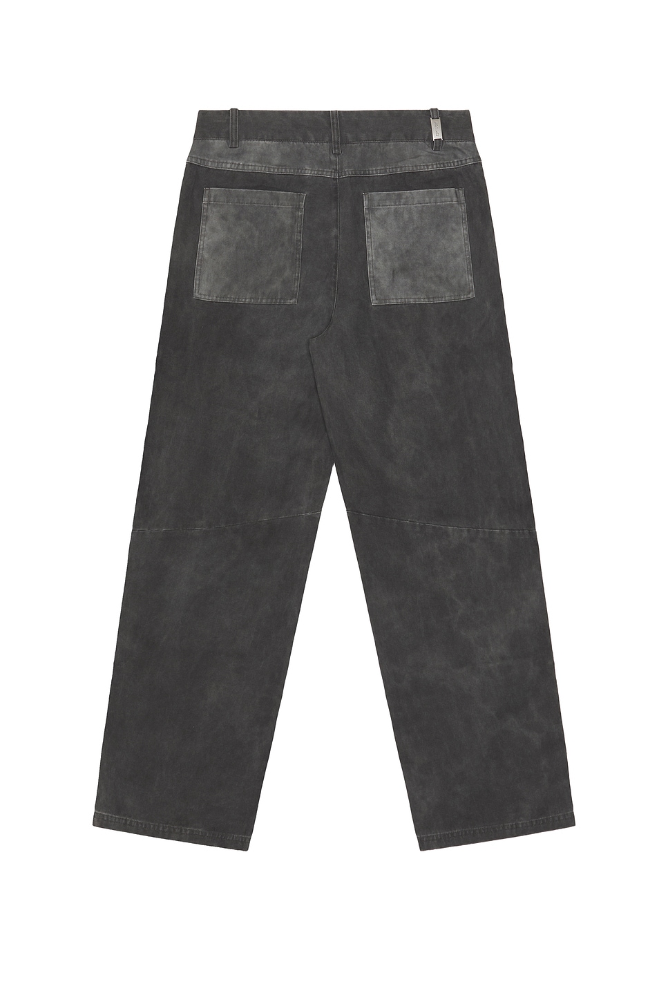 Represent Straight-leg Cotton Gabardine Trousers In Gray