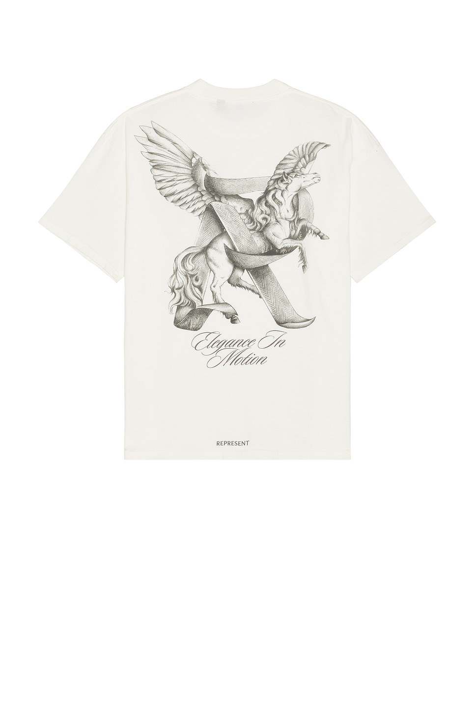 REPRESENT Elegance in Motion Tee in White