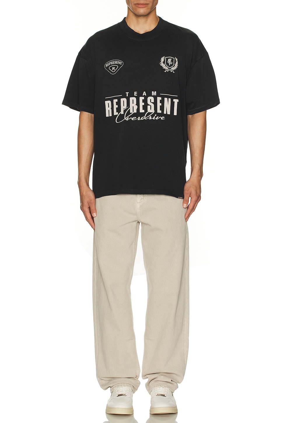 Image 1 of REPRESENT World Championship Tee in Jet Black