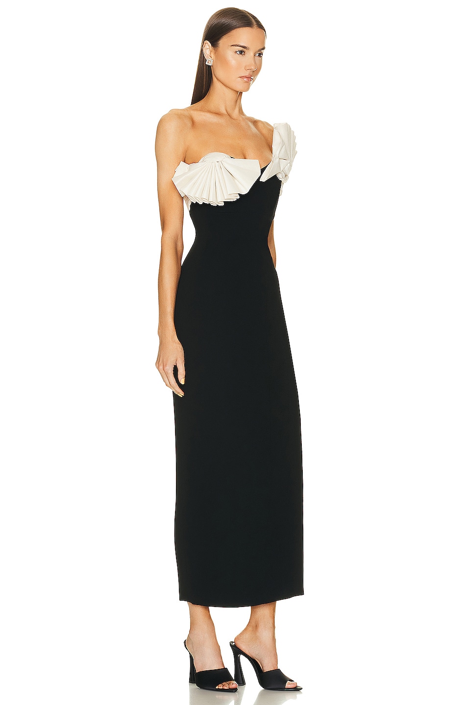 Rachel Gilbert Lavina Dress in Black & White | FWRD