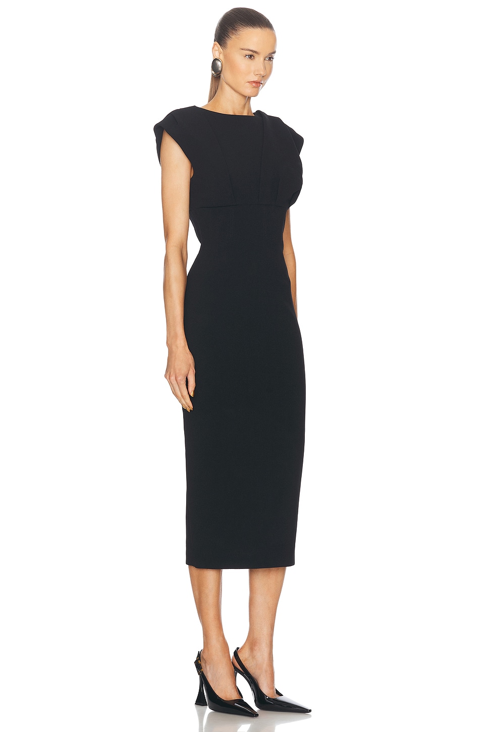 Shop Rachel Gilbert Maggie Dress In Black