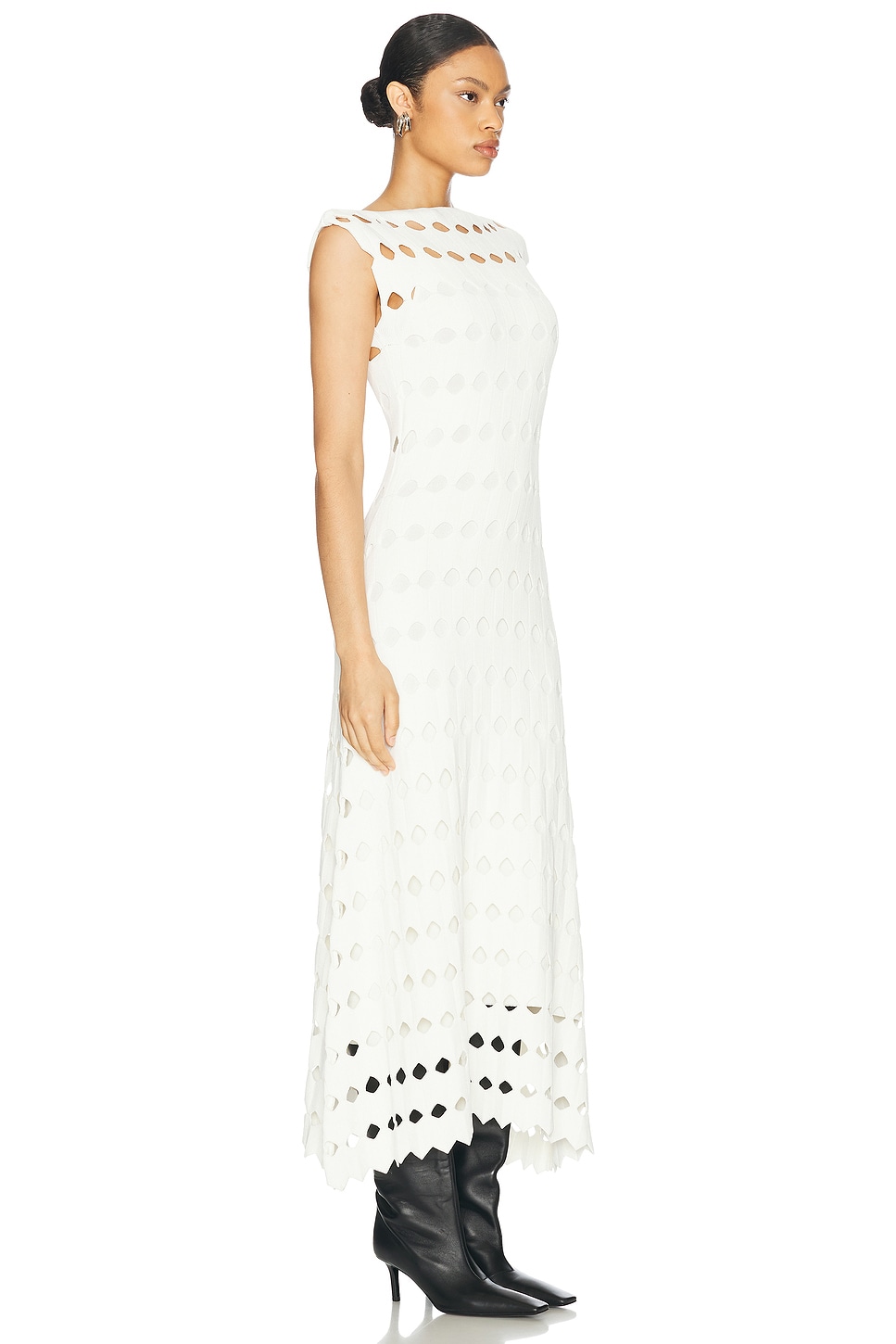 Shop Rachel Gilbert Quinlan Dress In Ivory