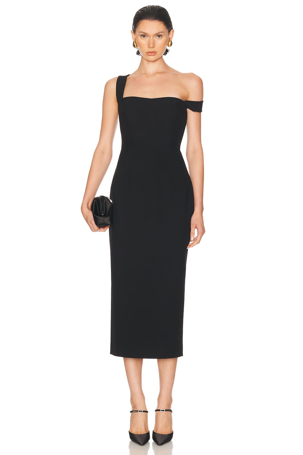 Image 1 of Rachel Gilbert Jacqui Dress in Black