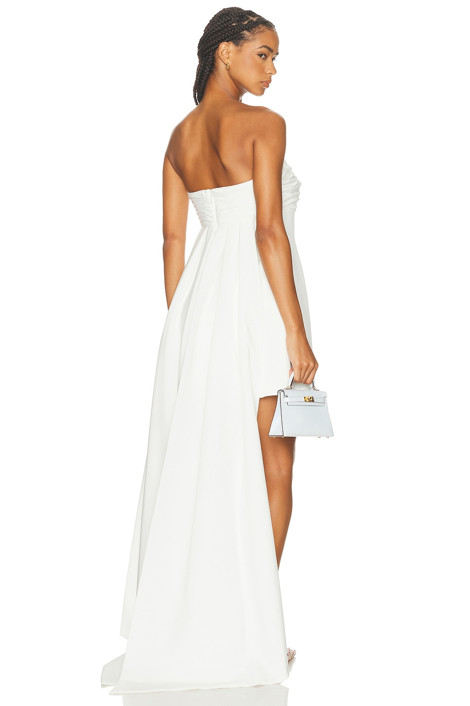 Image 1 of Rachel Gilbert Odette Mini Dress in Ivory