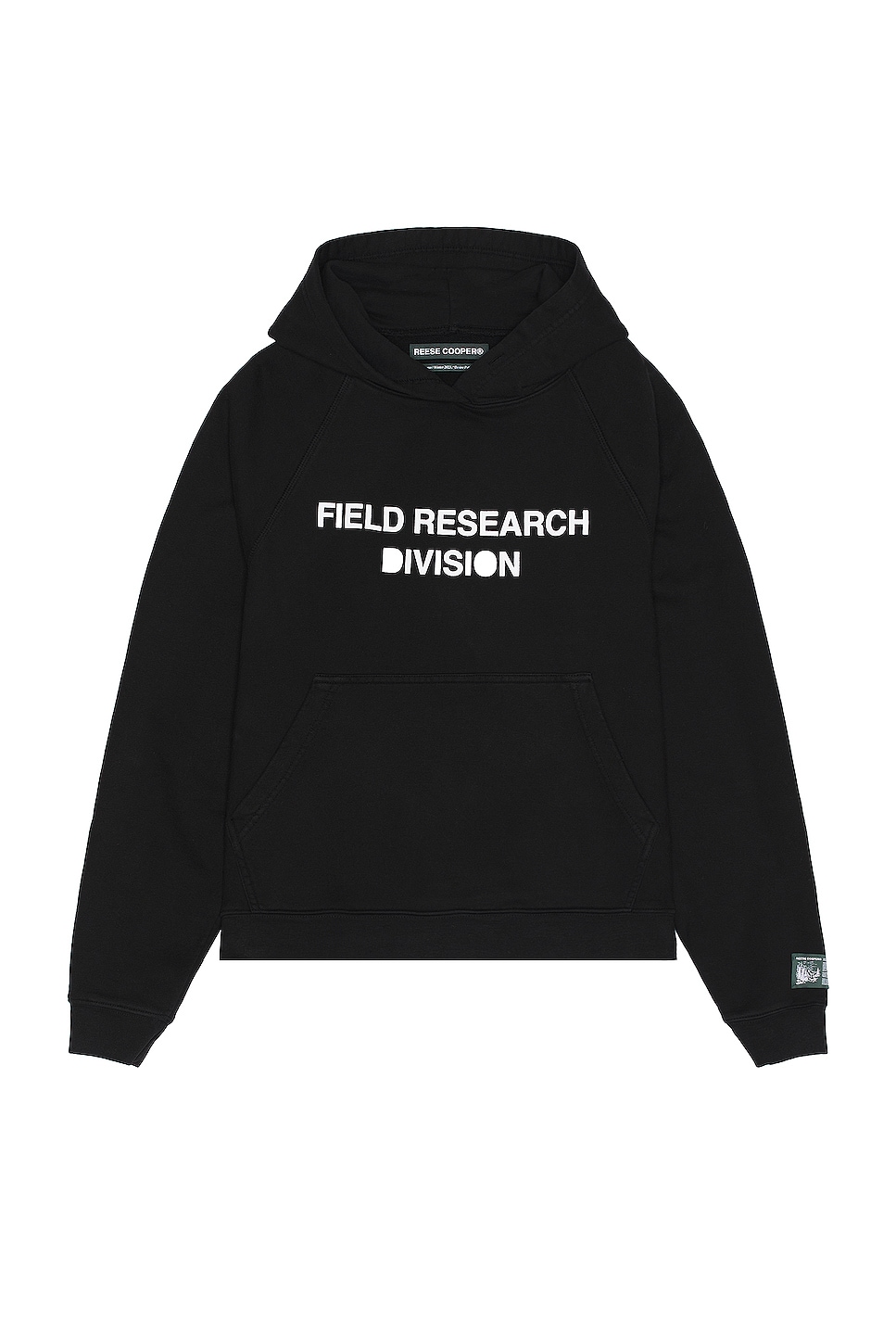 Field Research Division Hooded Sweatshirt in Black