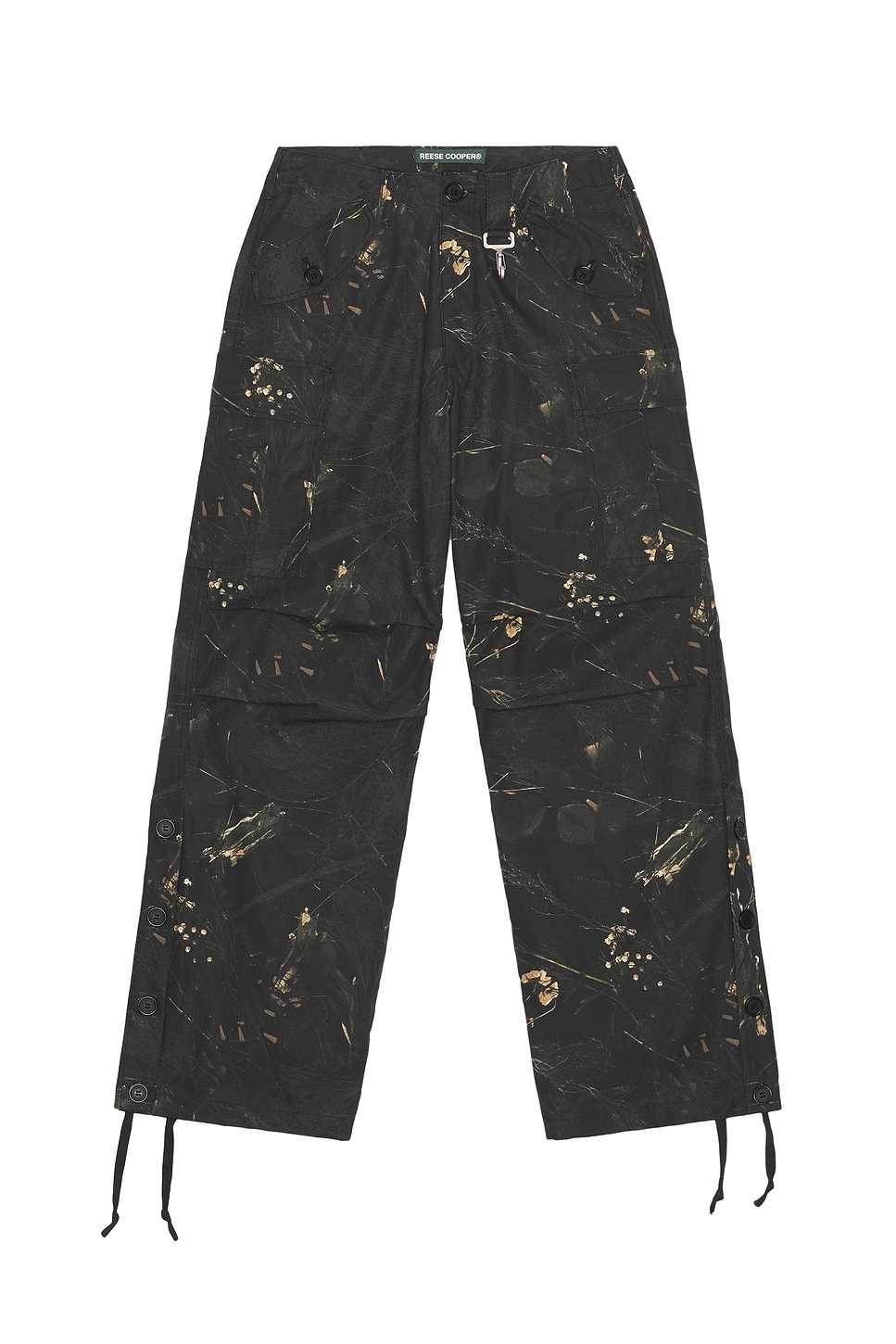 Image 1 of Reese Cooper Cotton Ripstop Wide Leg Cargo Pant in Camo