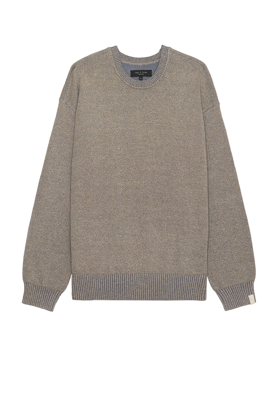 Dexter Marl Crew Neck Sweater in Grey