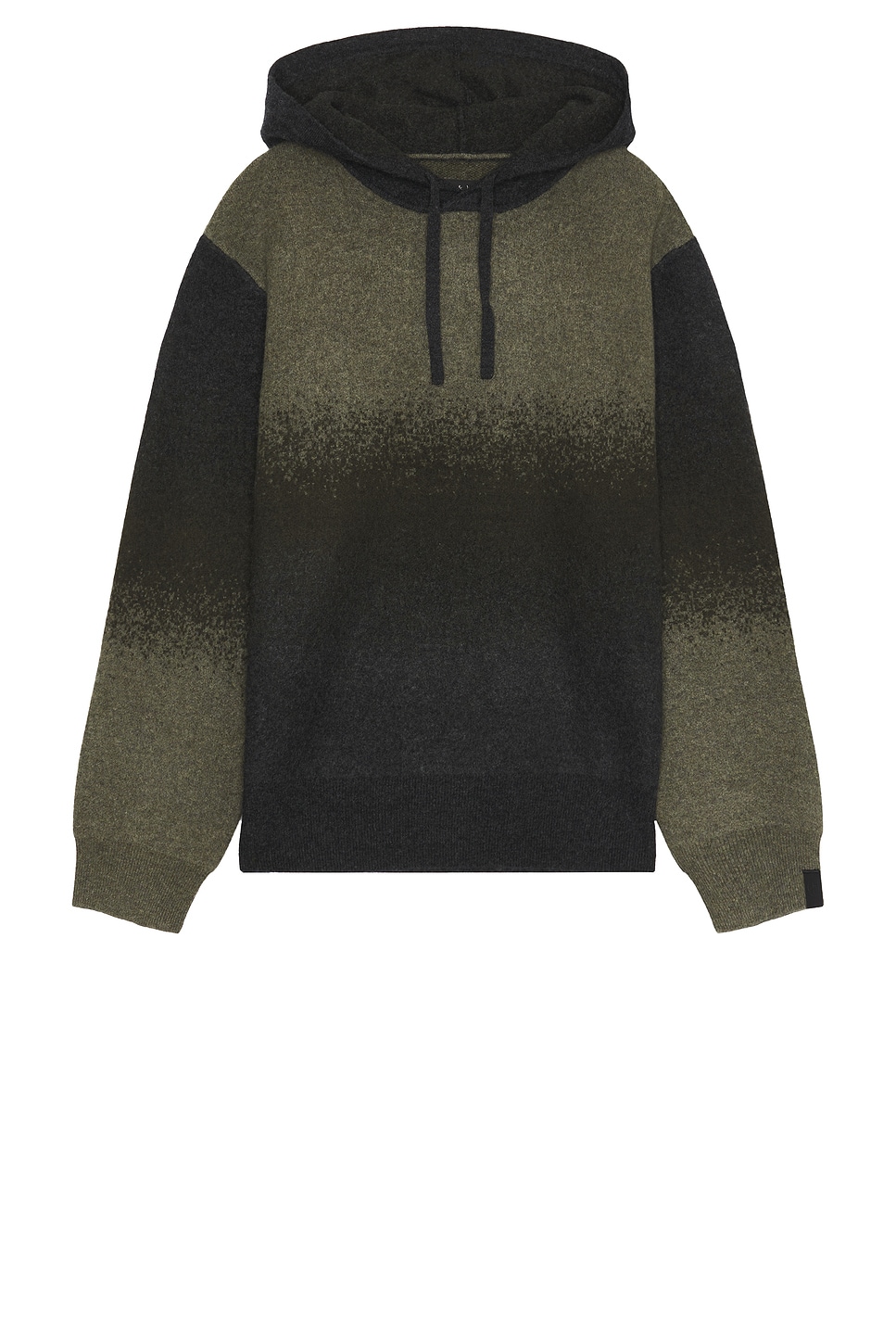 Image 1 of Rag & Bone Downing Cashmere Blend Hoodie in Green Multi